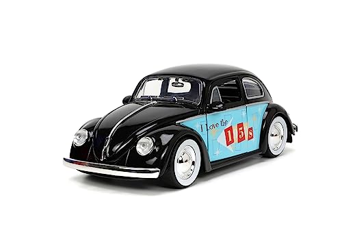 Jada Toys Volkswagen Beetle 1959 Escala 1:24 Negro miniatura 2