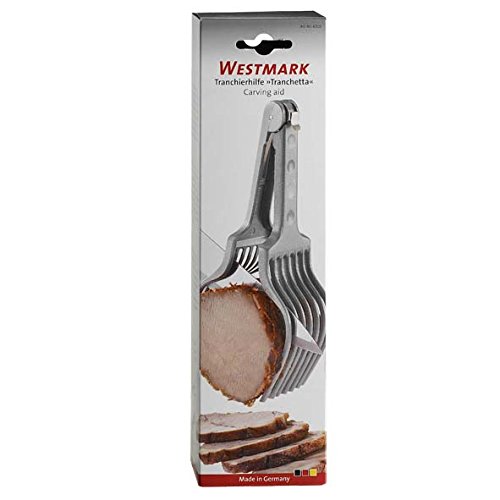 Miniatura 3 de Westmark Utensilio Auxiliar Para Trinchar, Con Cierre De Bisagra, Aluminio Fundido A Presión, Tranchetta, Plateado, 63002260