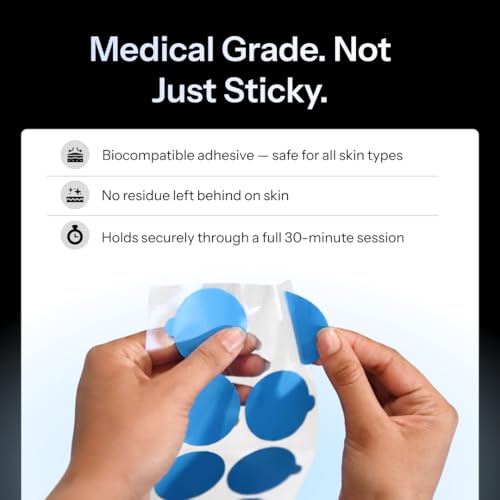 Image of Adhesive Patches - Medical Grade, Skin-Friendly, Double-Sided | 50 Patches | Compatible with CURAPOD Pain Relief Device
