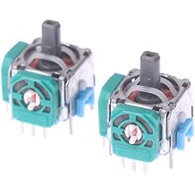 2pc 3D Analog Joystick Thumb Stick Replacement Repair Part Sensor Module Potentiometer for Sony PS5 Controller
