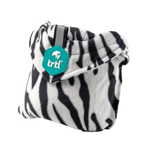 trtl Pillow Junior Kids Travel Pillow for Sleeping - with Built-in Head and Neck Support - Comfortable Kids Neck Pillow for Traveling - Compact and Machine-Washable - Zebra
