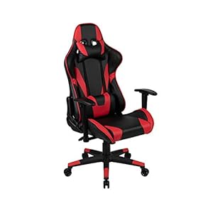 Flash Furniture X20 Gaming Chair, Ergonomic Office Chair for PC and Gaming Setups, Adjustable Gamer Chair with Fully Reclining Back Support,116.84 x 73.66 x 129.54 cm