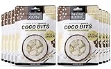 100% naturales Genuine Coconut \"Coco Bits orgánicos sabor Vainilla\" 10 Unidades de 56 g