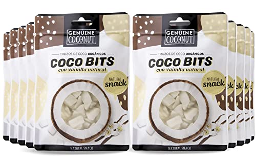 Genuine Coconut "Coco Bits orgánicos sabor Vainilla" 10 Unidades de 56 g Cover
