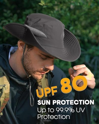HSR Lightweight Breathable Stylish Summer Hat Cap for Men Women, UV Protection, Sun Protection Round Cap for Travel, Hiking, Gardning, Fishing for Men Women