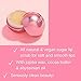 nügg Sugar Lip Scrub and Lip Exfoliator with Natural Vanilla Aroma; all Natural, Vegan and Cruelty-Free; Makes Lips Super Soft and Smooth; 0.24ounce (7g)