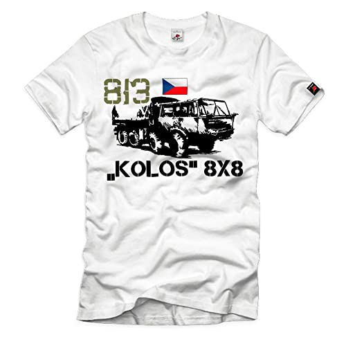 Tatra 813 camion 8x8 t-shirt militaire ddr nva vêtement nostalgique oldtimer blanc S