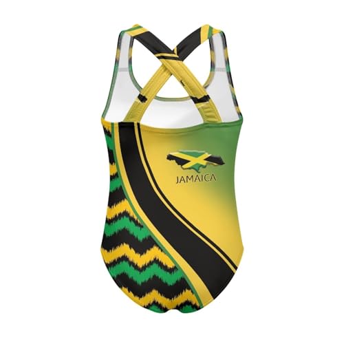 Girl's One Piece Swimwear Cross Back Straps Cute Swimsuits Quick Dry Beach Bathing Suits2