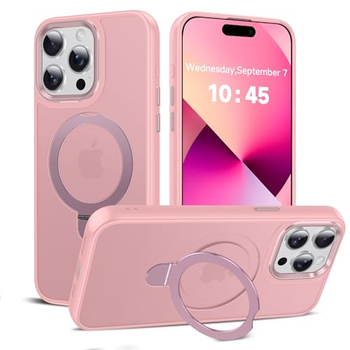 Coque antichoc iPhone 15 Pro Max dotée d'un anneau magnétique de fixation