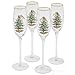 Spode Christmas Tree Champagne Flutes (Set of 4)
