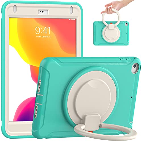 Cas iPad Pro 12.9 2021 360 rotatif housse protection menthe