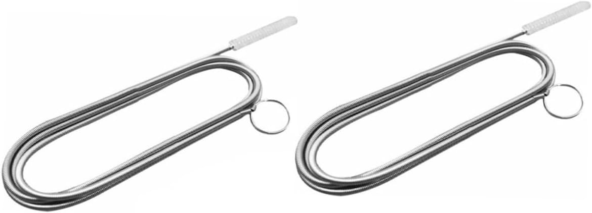 2pcs Refrigerator Drain Cleaning Tool Flexible Dredging Device for Rubbish Removal and Reusable for Maintenance of All Fridge Brands