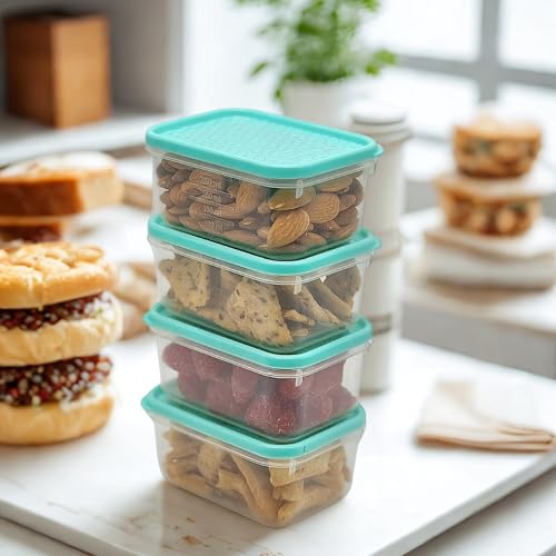 Image of Happy Cove Kitchen 15 Piece Container Set - Durable Containers for Kitchen Storage Set, BPA-Free, Stackable, Clear Organizers for Pantry, Fridge, and More | Microwave Safe | Dishwasher Safe