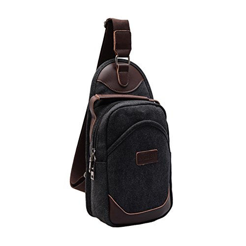 Sac de sport homme compact style sac à main et sacoche poitrine en toile M