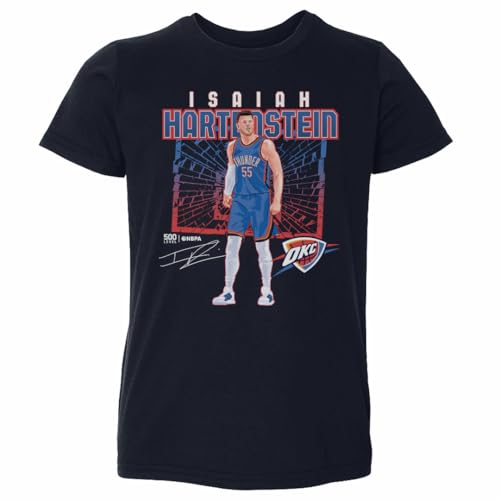 500 LEVEL Isaiah Hartenstein Oklahoma City Thunder Toddler Shirt - Isaiah Hartenstein Oklahoma City Thunder Shattered WHT (Navy, 3T)