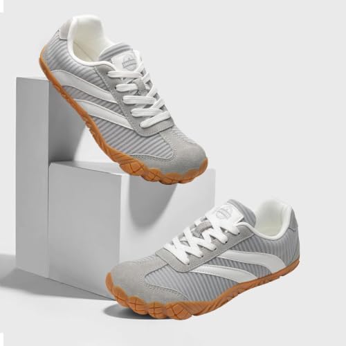 Image of Barefoot Shoes Women Casual Sneakers,Wide Toe Box Shoe Women Zero Drop Shoe | Barefoot Shoes Men,Minimalist Trail Running Shoe,Non-Slip Lightweight Breathable Comfortable Fashion Walking Hiking Shoes