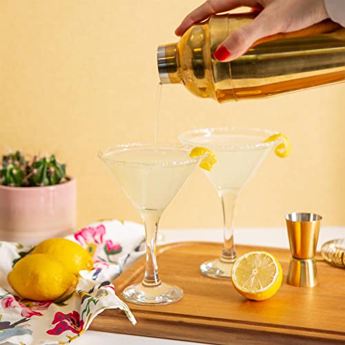 Rink Drink Martini Glasses - Classic Cocktail Party Stemware Glasses For Manhattan, Grasshopper, Espresso - 175Ml - Pack Of 6 #TOP6