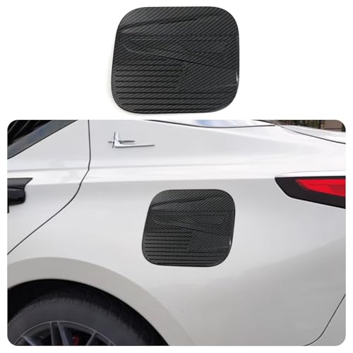 KELEIMAI Car Accessories Fit For Nissan Altima 2019 2020 2021 2022 2023 2024 2025 Gas Fuel Tank Cover Trim (Carbon Fiber Style) 1PC ABS
