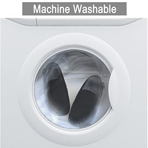 Rockdove Men’s Removable Insole Slippers With Silvadur Anti-Odor Protection, Size 11 Us Men, Black #TOP5