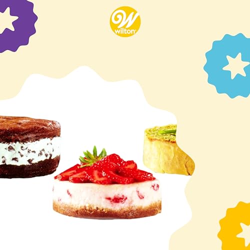 Wilton 4-Inch Mini Springform Pans for Mini Cheesecakes, Pizzas and Quiches, 3-Piece Set, Steel