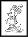 Produktbild Pyramid International Minnie Mouse (Sketched-Single) 30x40 cm gerahmter Druck, 250GSM PAPERWRAP MDF, Mehrfarbig, 44 x 33 x 4 cm