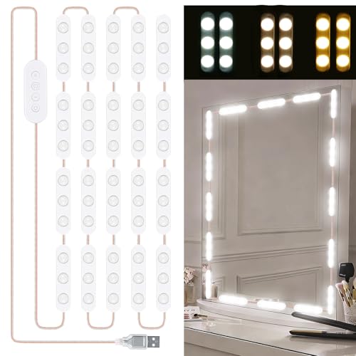URAQT LED Spiegelleuchte, Schminktisch Beleuchtung, 60LED