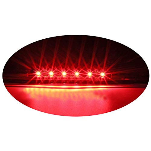 Dantoo 3rd Third Brake Light High Mount Stop Light LED Rear Brake Tail Light for 2002-2009 Chevy GMC Buick Isuzu, Clear Lens LED Brake Lamp - Thumbnail 4