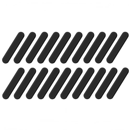 ACOLY Juego De 20 Pesas Para Palos De Golf, Color Negro, Para Raquetas De Ping-pong, Pádel, Tenis, Bádminton, Putter De Hierro (negro)