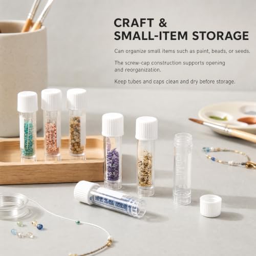 150 Pcs 2ml Plastic Test Tubes, Graduated Frozen Cryovials with Caps — 사진 6