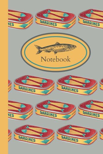 Sardine Can Notebook: Trendy Journal with Lined Pages; Sardinecore Aesthetic