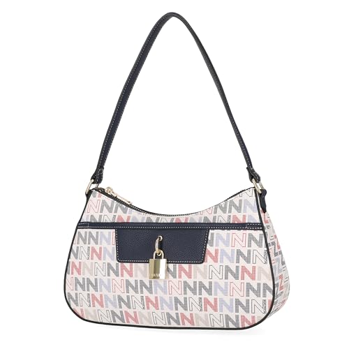 Image of Nautica Voyager Hobo Bag for Women, Vegan Leather Women's Purse, Large Shoulder Handbag with Zipper Closure