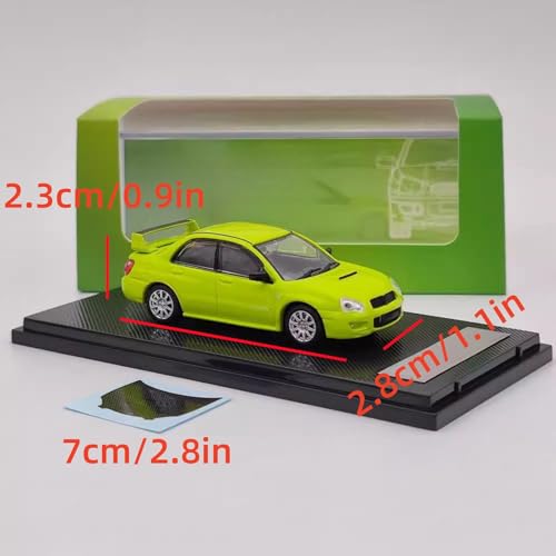 Modelo de vehículo de aleación 1/64 WRX STI miniatura 2
