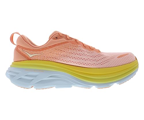 Hoka One Women's Running Shoes, Shell Coral Peach Parfait, 7 US