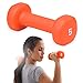 Gaiam Neoprene Hand Weight, Orange, 5 lb