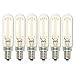 Westinghouse Lighting 5158020 2.5 Watt (25 Watt Equivalent) T6 Dimmable Clear Filament LED Light Bulb Candelabra Base, 6-Pack