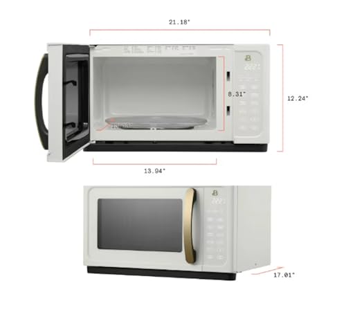 Image of Countertop Microwave Oven 1.1 Cu Ft 1000W with Sensor Reheat, Auto Cook Programs and Digital Display