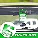 500 Pcs Parking Permit Hang Tags Bulk, Temporary Passes Parking Placards Plastic Blank PVC 3 x 5 Inch for Car Rear View Mirror Windshield Vehicle Park Management(Green and White)