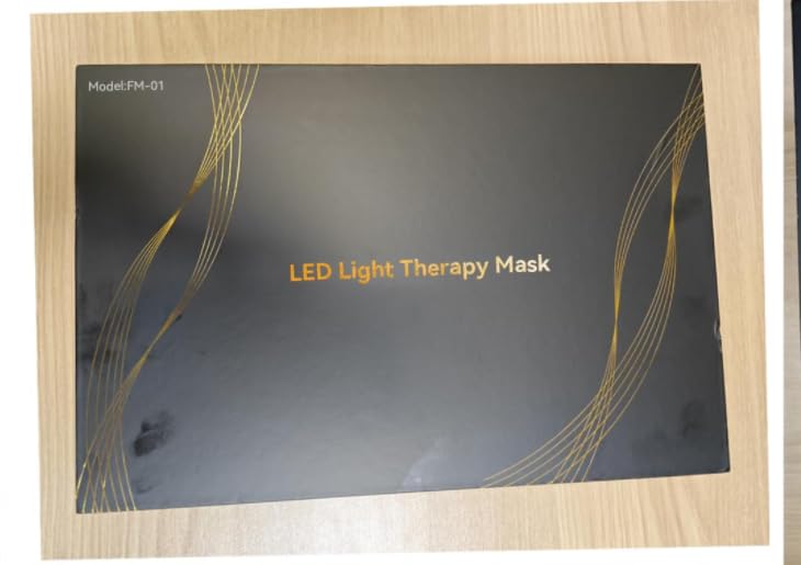 Red Light Therapy for Face, LED light therapy face mask Skin Care Device at Home and Travel for Anti-Aging (FM-01)
