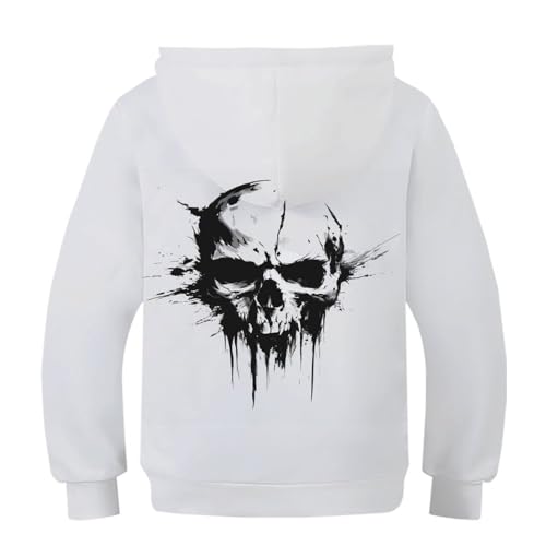 Sweat crâne 13-15 ans coloré en impression 3D, le cadeau stylé pour adolescent - 2
