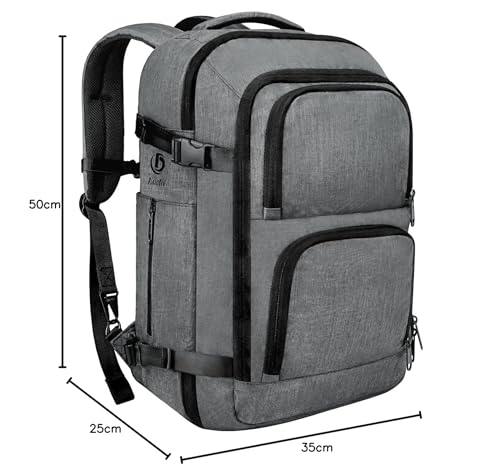 Image of Dinictis 40L Carry on Flight Approved Travel Backpack, Weekender Bag