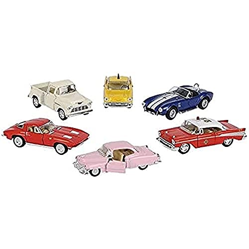 goki 12240 Oldtimer Collection, en Metal, Escala 1:32-43, L= 12,5-13 cm Züge für Spielzeug und Zubehör, Mehrfarbig…