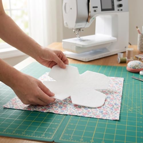 Protector de bol de fieltro blanco Gadpiparty plantilla precortada reutilizable 6
