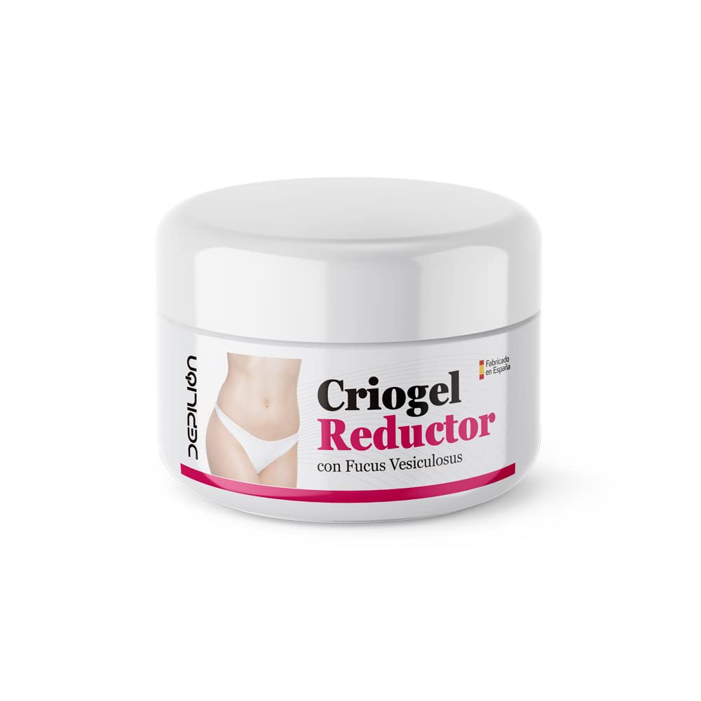 Criogel Reductor 500ml - Gel con efecto frío - Aumentando el drenaje en la “piel de naranja” - Drenante, anticelulítico y reafirmante - Depilion