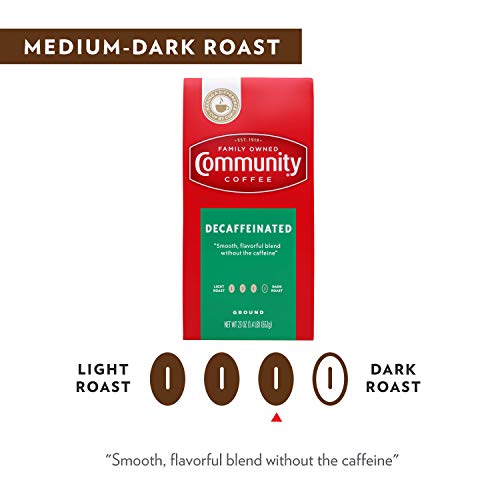 Community Coffee Medium-Dark Roast 23 Ounce, Decaffeinated Ground Coffee, 23 Ounce Bag (Pack Of 1) #TOP3