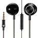 Earbuds for Apple, HiFi Bass Stereo Sound - Noise Cancelling Metal Earphones with Microphone - Remote Volume Control 3.5 mm Jack | Wired in Ear Headphones for iPhone, iPad, iPod, Samsung, Mac (Black)