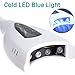 LVCHEN Teeth Whitening Machine - Professional Mobile Teeth Bleaching Light Lamp Bleaching Accelerator System with 4 Cold LED Blue Light for Clinic and Beauty Salon (Floor Standing Type)