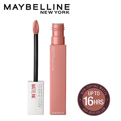 Image of Maybelline New York Super Stay Matte Ink Liquid Lipstick, 60 Poet, 5g