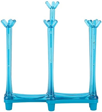 Miniatura 8 de Estante de drenaje de tazas de 7 pilares, estante de secado creativo para tazas, escurridor de botellas de vidrio para beber, soporte de secado de