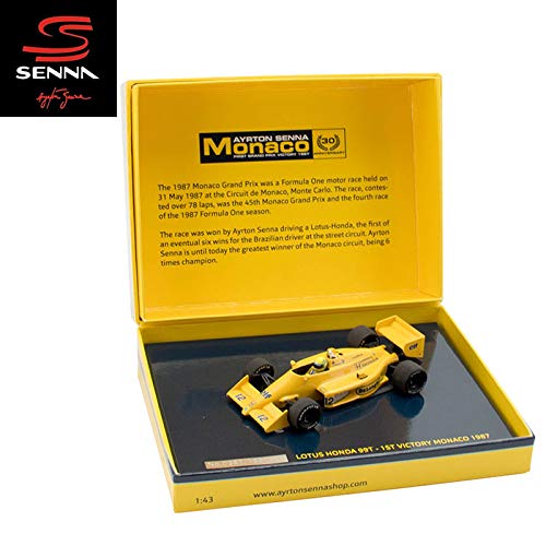 Amazon.co.jp: アイルトン セナ(Ayrton Senna)1/43スケール ロータス