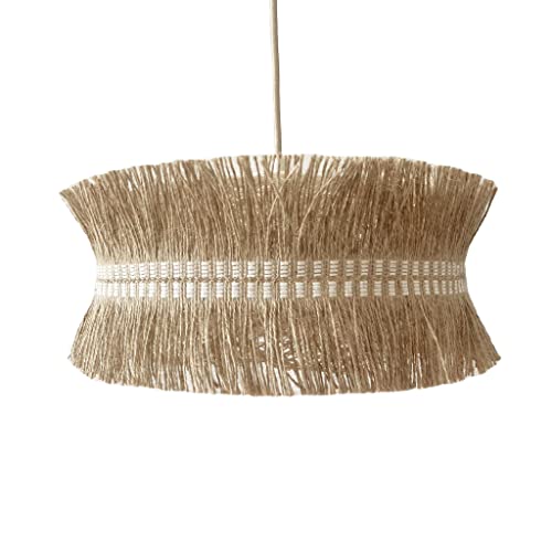 Lampe suspendue en jute style japonisant pour salon zen LAMPE TOKYO